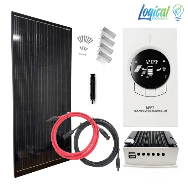 200W Solar System with 40A MPPT Controller USB