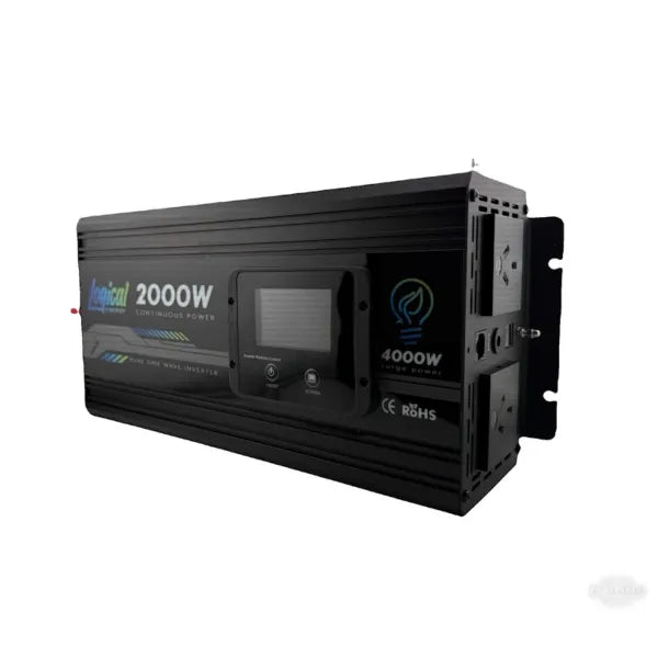 12V – 230V 2000W Inverter with remote display controller