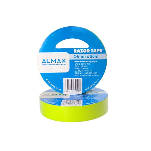 Almax® RAZOR TAPE® Masking Tape 24mm x 50 metres