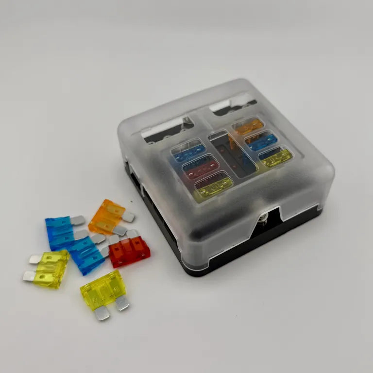 12V – 36V 100Amp 6 way Fuse Board & Fuses