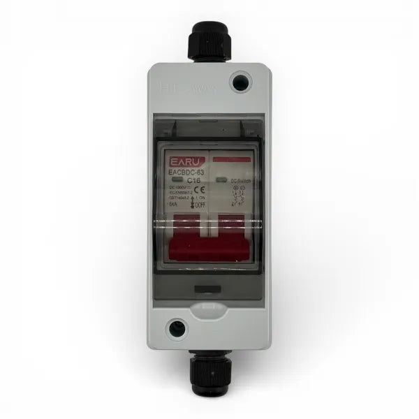 Waterproof Solar Isolator DC breaker switch and fuse