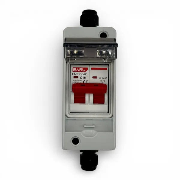 Waterproof Solar Isolator DC breaker switch and fuse