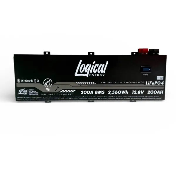 Slimline LiFePO4 Lithium Battery 200AH, 900 x 63mm